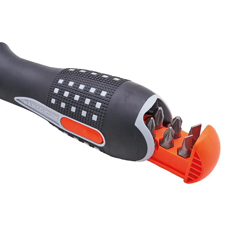 Bahco XMS25RATCHET Ratcheting Screwdriver, Including 6 Bits