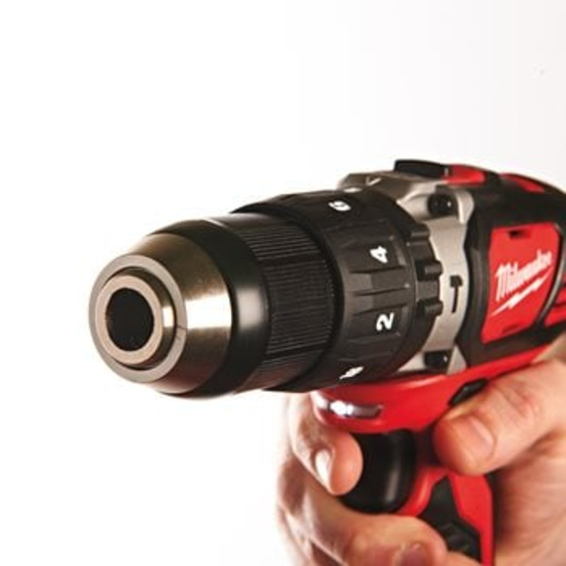 Milwaukee M18BPD-402C 18V Compact Percussion Drill Kit with 2 x 4.0Ah Batteries and Case 