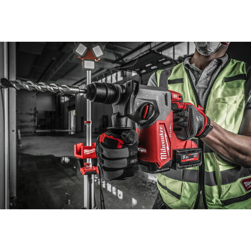 Milwaukee M18FHX-0X 18v Fuel 4 Mode SDS+ Hammer Drill Naked in Case