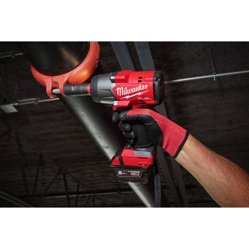 Milwaukee M18FHIW2F12-502X 18v Fuel 1/2" High Torque Impact Wrench with Friction Ring Kit