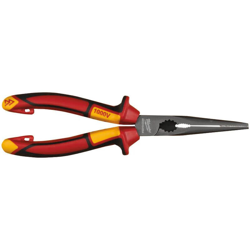 Milwaukee 205mm VDE Long Nose Pliers