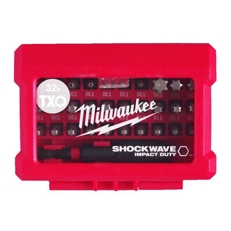Milwaukee 4932471586 32pc Shockwave Impact Duty Torx Bit Set