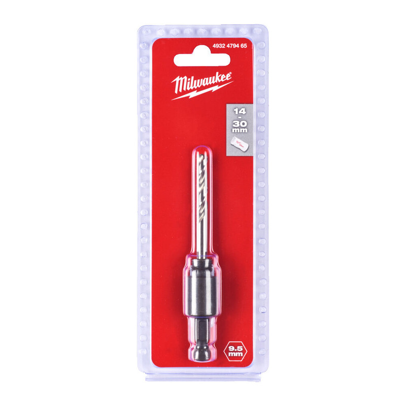 Milwaukee 4932479465 Holesaw Arbor 14 - 30mm / Hex 9.5
