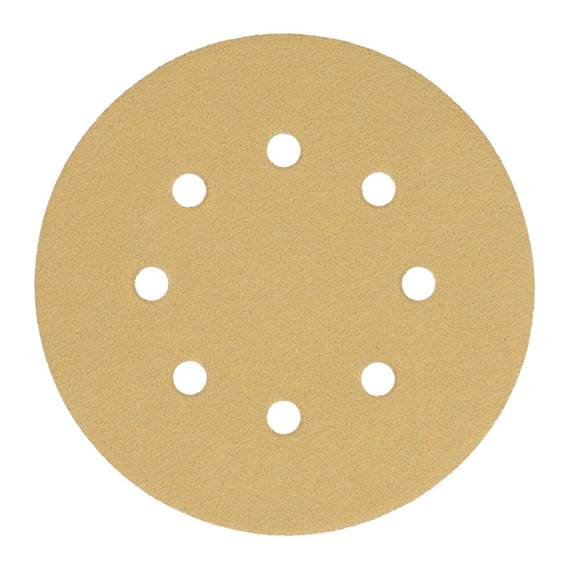 Milwaukee 125mm High Performance Hook and Loop Sanding Discs Pack of 10 or 50 - Select Grit