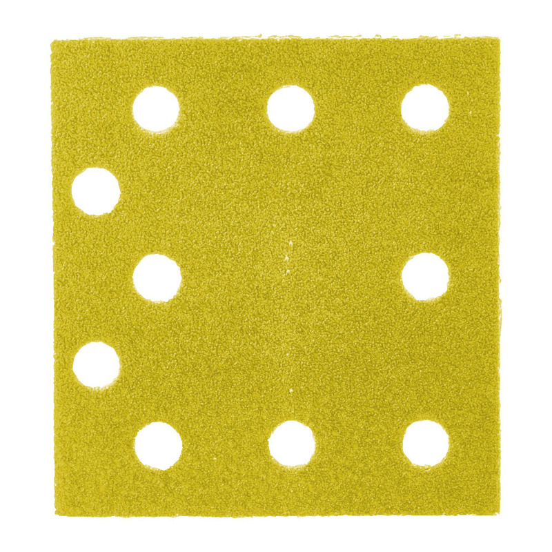 Milwaukee High Performance Sanding Sheet Hook and Loop 115x107mm - Pack of 10 - Select Grit