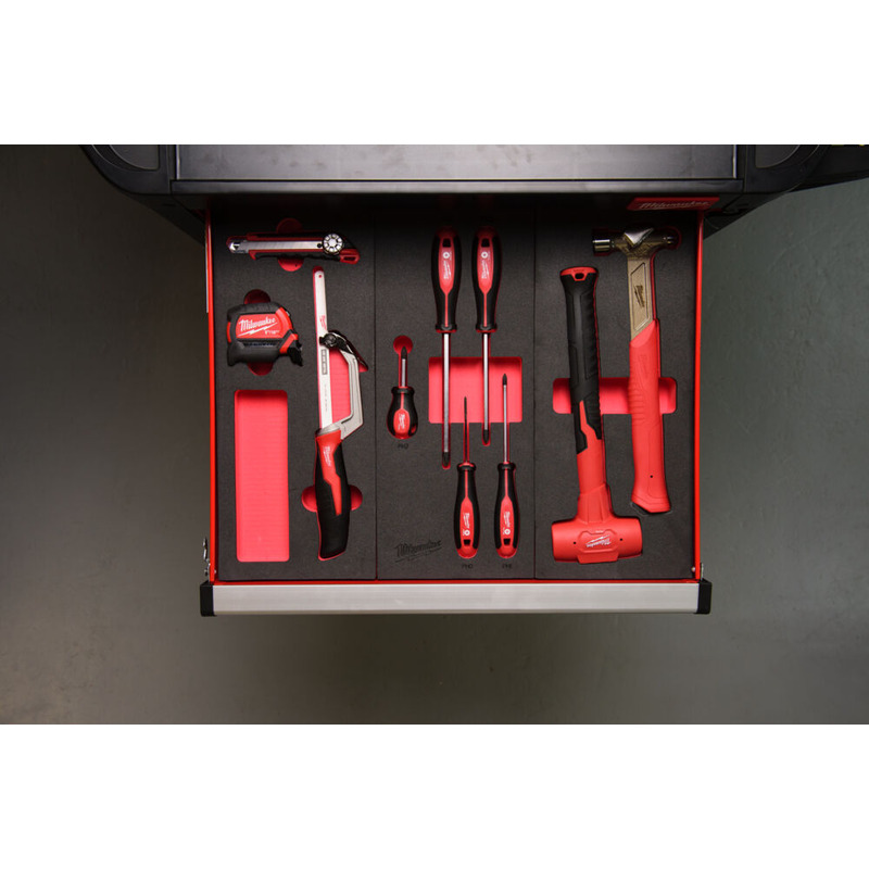 Milwaukee 4932493254 Ball Peen & Dead Blow Hammer Set Foam Insert - 2pc