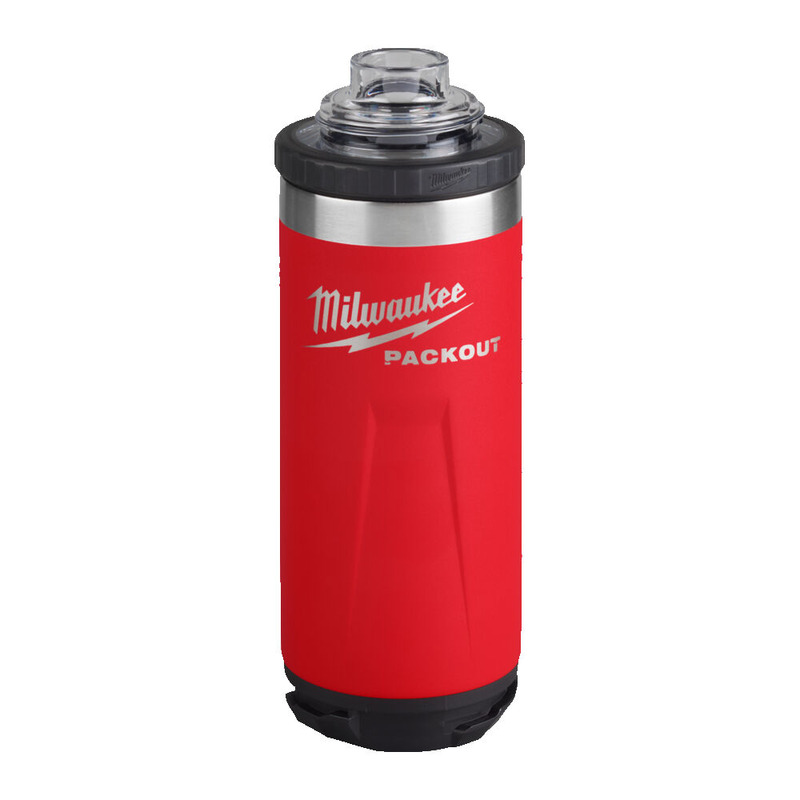 Milwaukee 4932493465 Packout 710ml Chug Lid Bottle Red