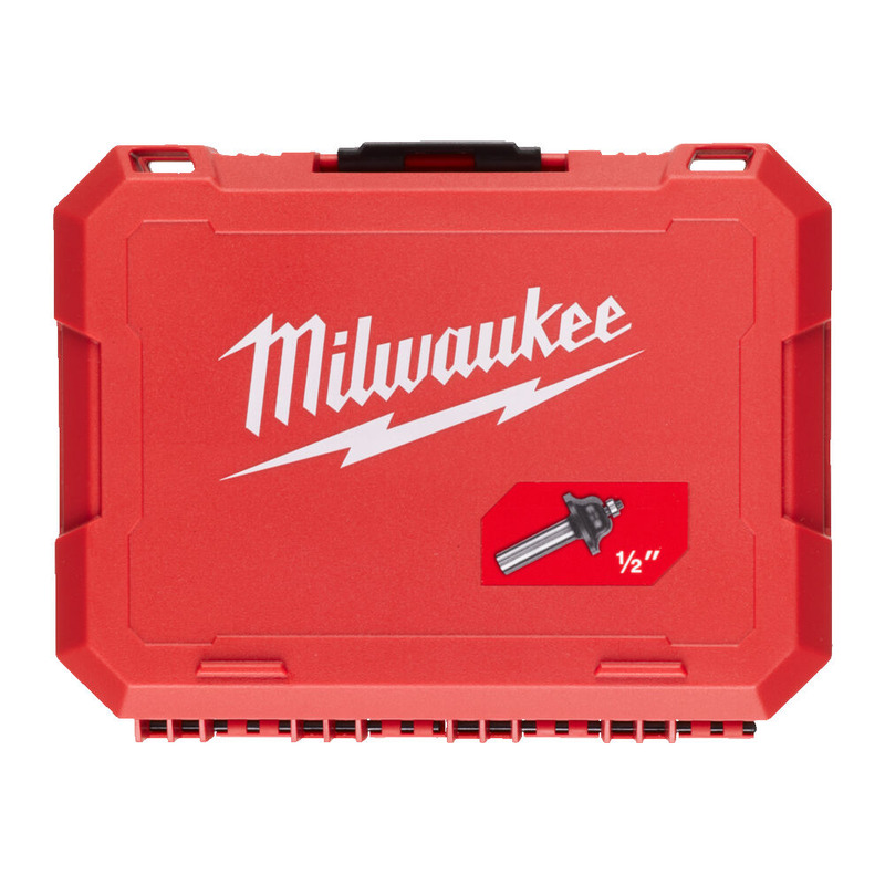 Milwaukee 4932493579 6pc Router Bit Set - 1/2" Shank (12.7mm)