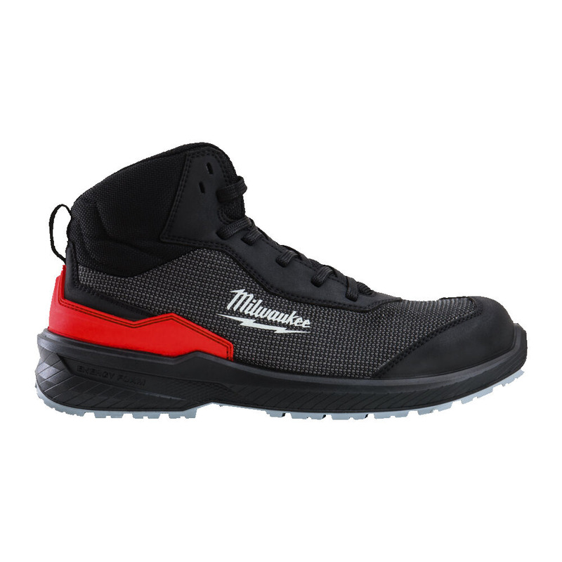 Milwaukee Flextred S1PS Safety Boots Black Mid Cut