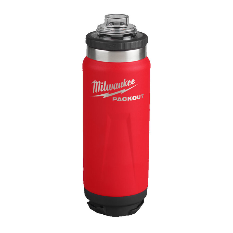 Milwaukee 4932493991 Packout 532ml Chug Lid Bottle Red