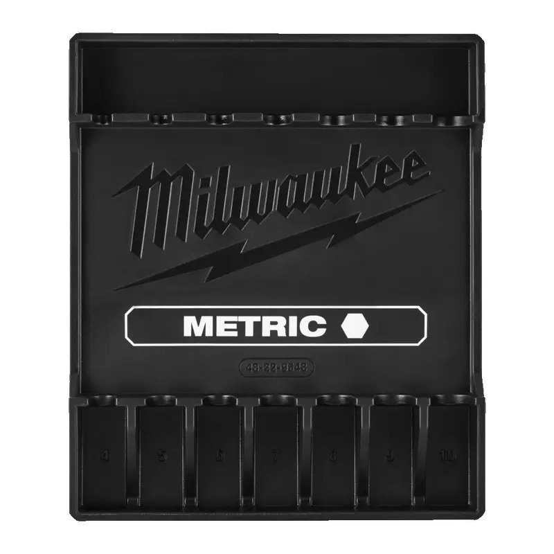 Milwaukee 4932500436 3/8"Drive Metric Hex Long Ball End Bit Socket - 7 Piece