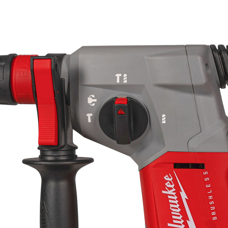 Milwaukee M18BLHX-0X 18v Brushless 4 Mode 26mm SDS-Plus Hammer with Fixtec Chuck Naked in Case