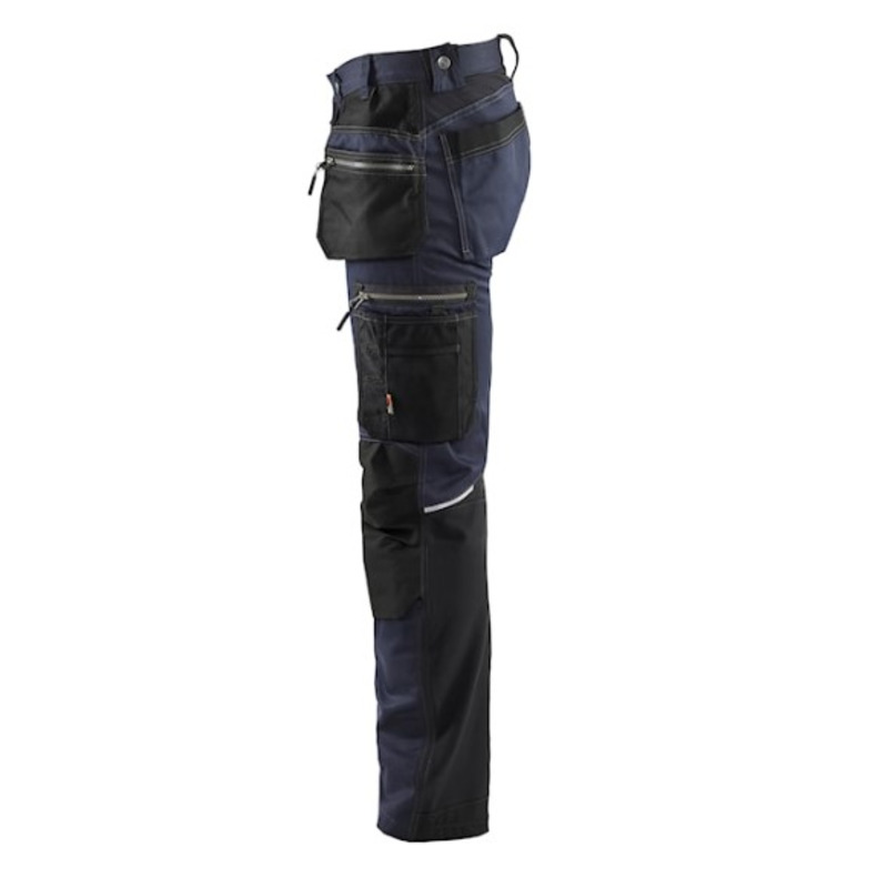 Blaklader 1599 Cratsman Trousers with Stretch Dark Navy/Black - Select Size