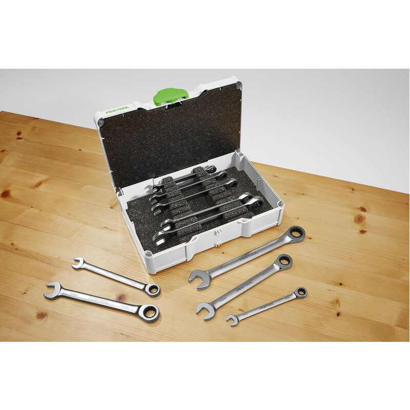 Festool 578117 SYS3 S 76-RRS-Set Ring Ratchet Spanner Set 