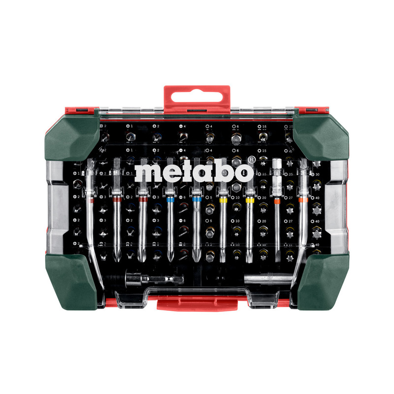 Metabo 626704000 71pc Screwdriver Bit Box