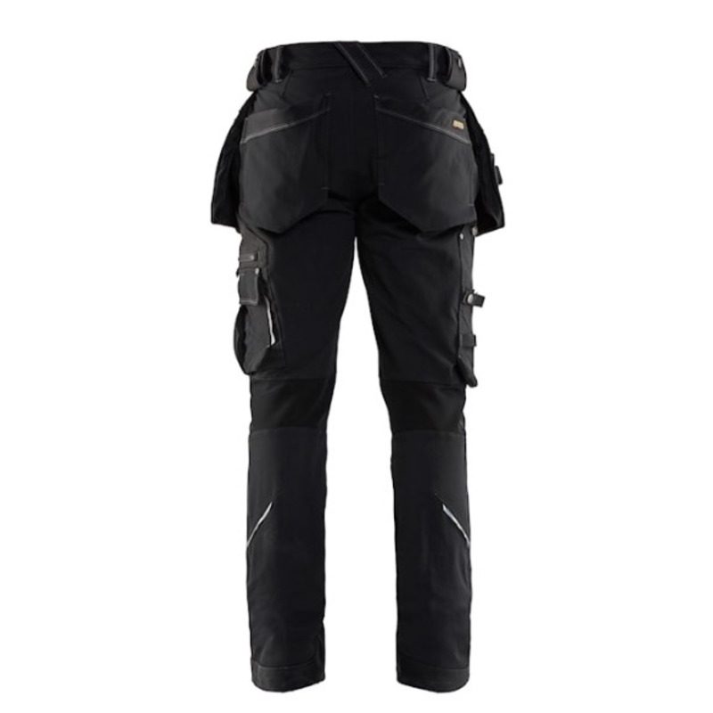 Blaklader 1998 Craftsman Trousers 4-Way Stretch X1900 Black - Select ...