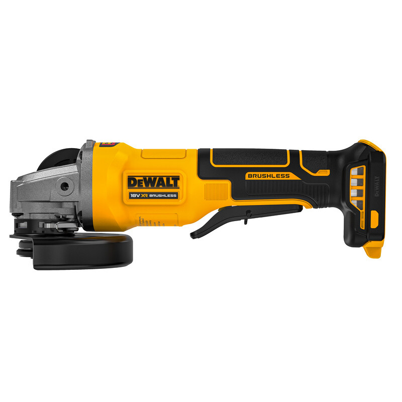 Dewalt DCG408N 18v XR Brushless 125mm Angle Grinder Paddle Switch Naked
