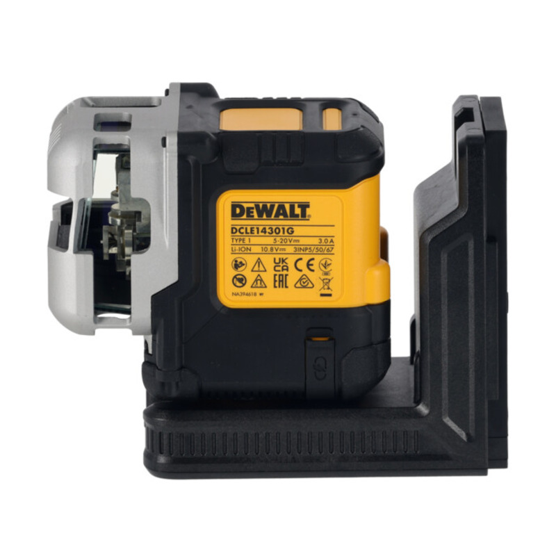 Dewalt DCLE14301GB 3 x 180 USB Green Beam Laser 