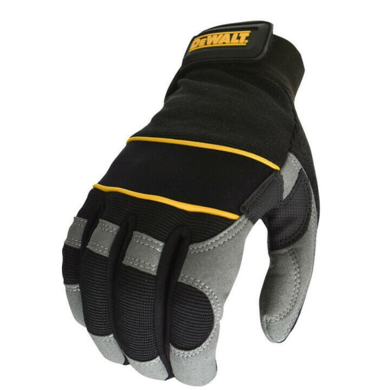 Dewalt Powertool Gloves with Gel Padded Palm Grey/Black Size Large