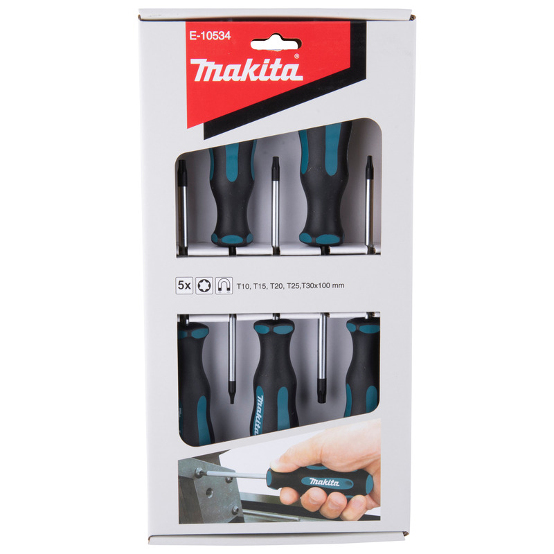 Makita E-10534 5pc Torx Screwdriver Set 