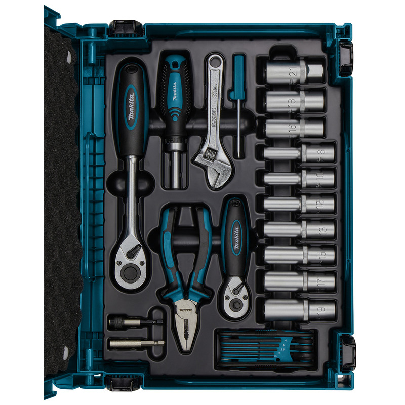 Makita E-11542 87pc Mechanics Tool Set in Makpac Case 