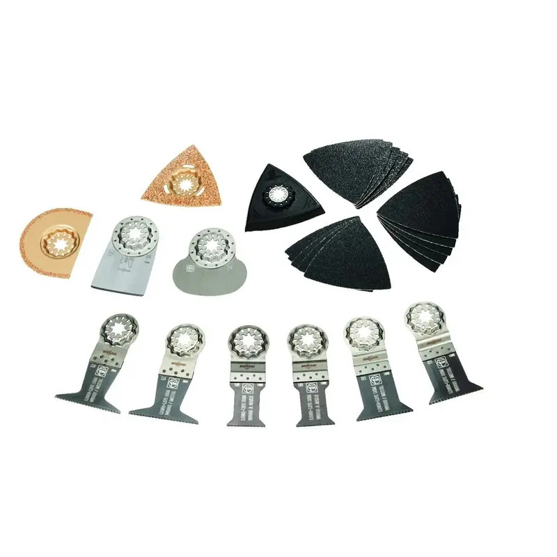Fein 35222967060 Starlock Plus Best For Renovation MultiTool Accessory Set In Carry Case - 26 Piece