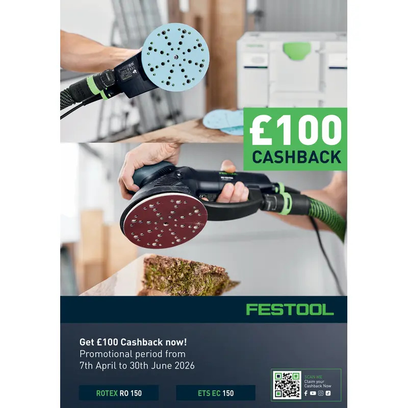 Festool ETS EC 150 240v 3mm Eccentric Sander