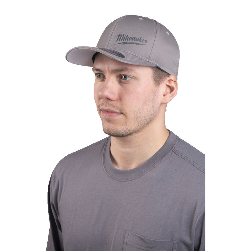 Milwaukee BCS Grey Baseball Cap - Select Size 