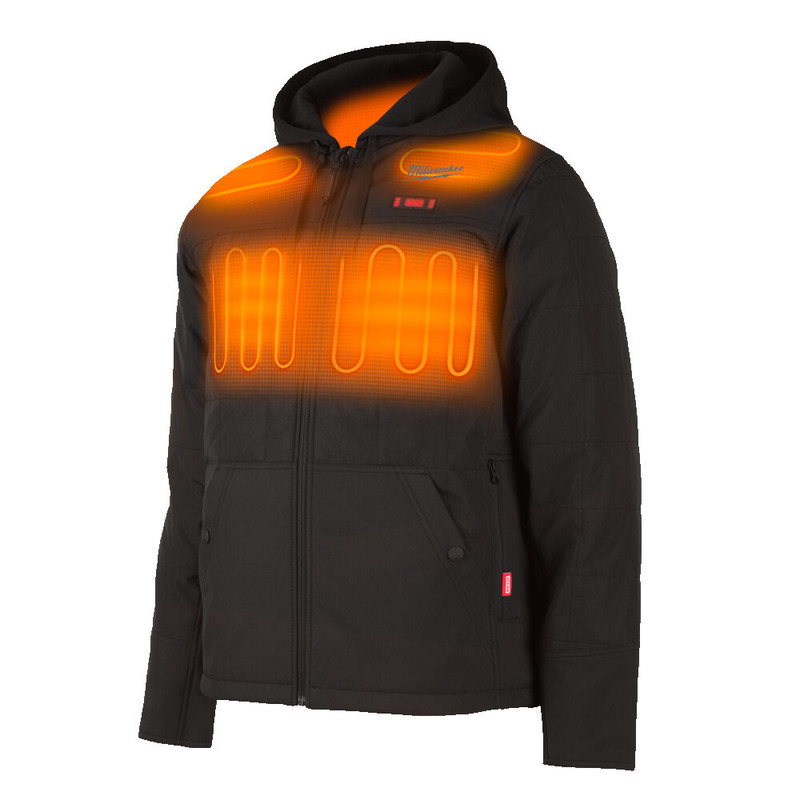 Milwaukee M12HPJBL2 Heated Puffer Jacket Black - Select Size