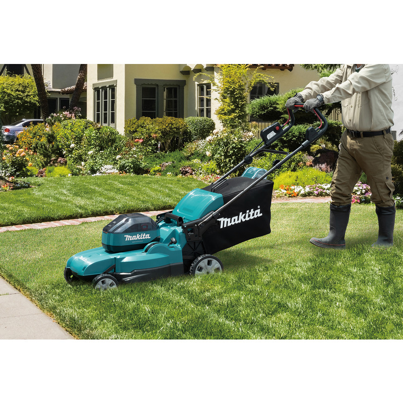 Makita LM002JM101 64v Max Brushless 53cm Lawnmower Kit - 1 x 4.0ah Battery