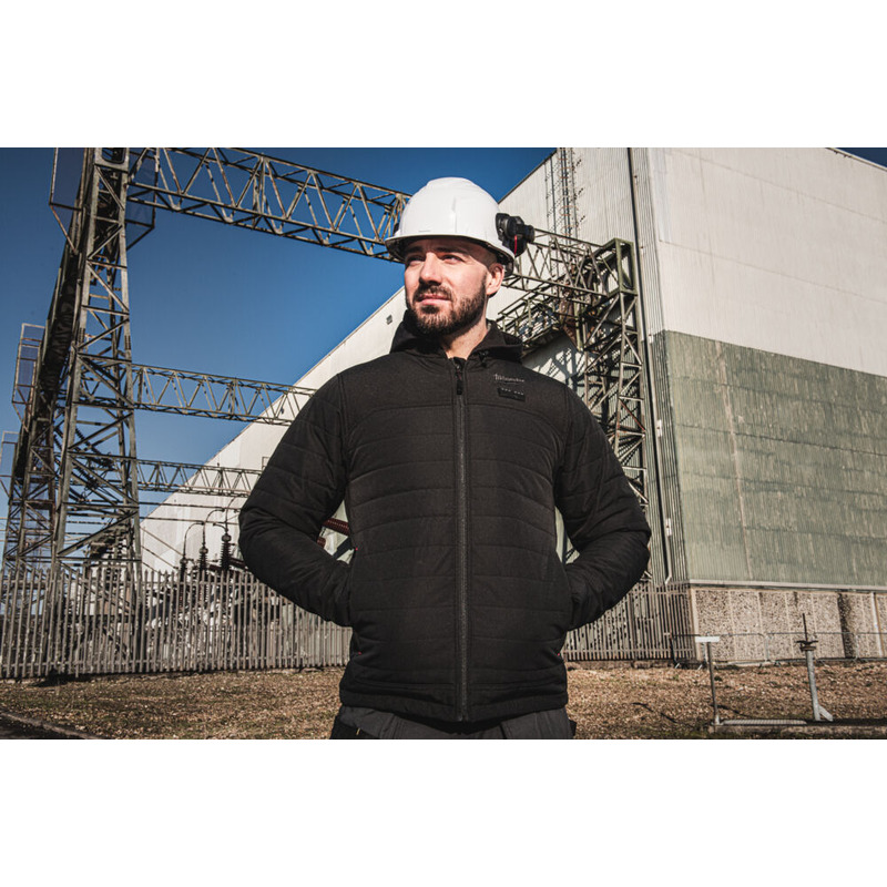 Milwaukee M12HPJBL3 M12 12v Heated Puffer Jacket - Hexon Heat Technology - Naked
