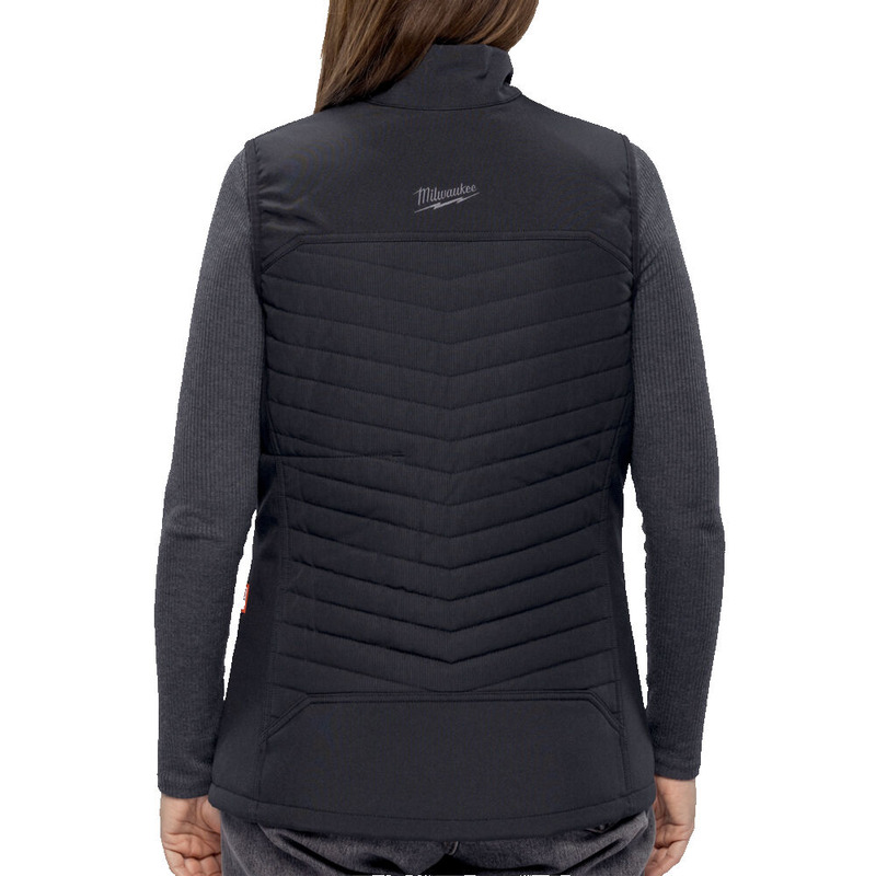 Milwaukee M12HPVLBL3 M12 12v Ladies Heated Puffer Vest - Hexon Heat Technology - Naked