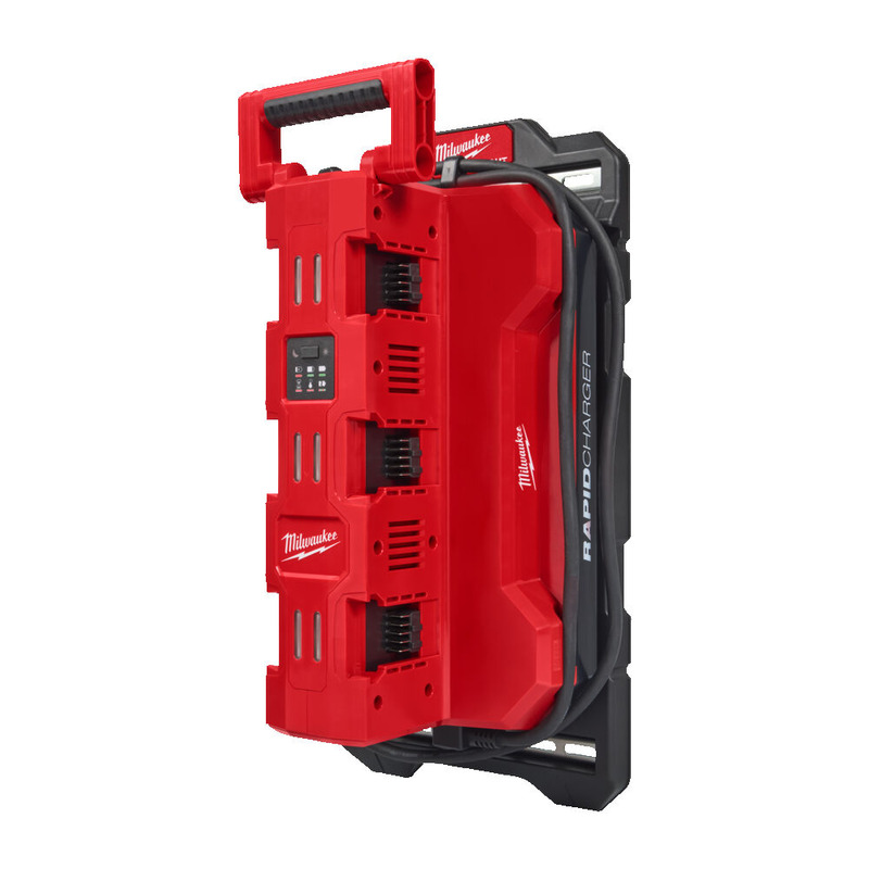 Milwaukee M18MPC6 M18 Mobile Rated Packout 6 Bay Charger 240v