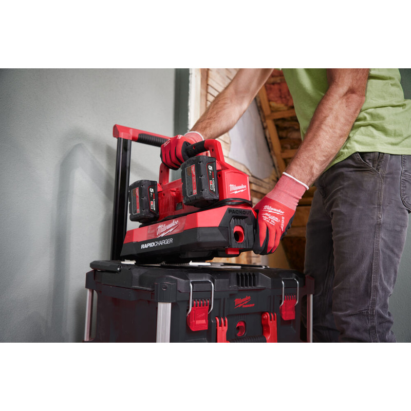 Milwaukee M18PC6 Packout 6 Port Rapid Charger 240v