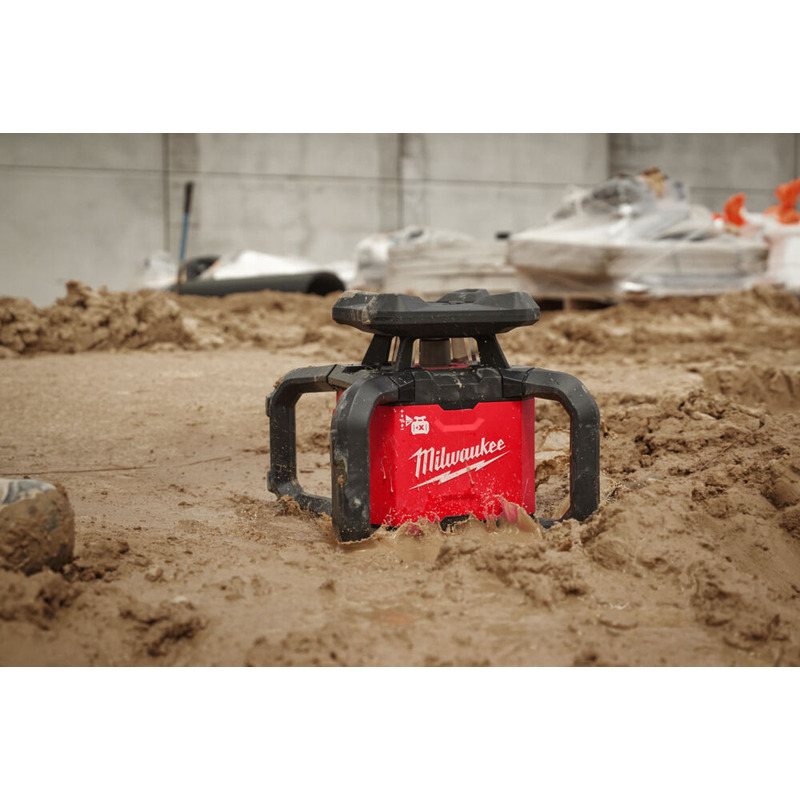 Milwaukee M18RLOHV1200-501C 18v One-Key 1200m Auto Dual Grade Rotary Laser Kit 