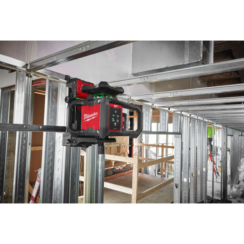 Milwaukee M18RLOHVG300-501C 18v One-Key 300m Green Horizontal Vertical Rotary Laser Kit