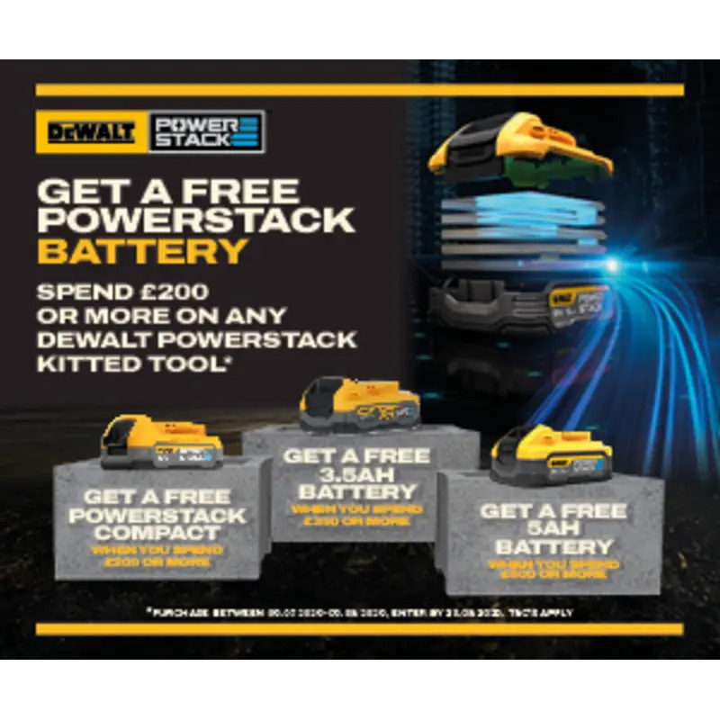 Dewalt DCS438E2T 18v XR Brushless 76mm Cut Off Tool Kit C/W Powerstack Battery 