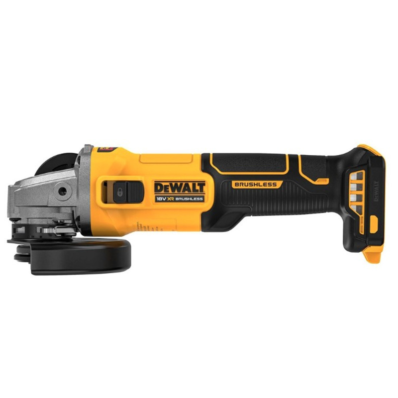 Dewalt DCG407N 18V XR Brushless 125mm Angle Grinder with Slide Switch Naked