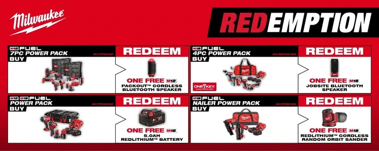 MILWAUKEE CORDLESS POWERTOOL KITS 